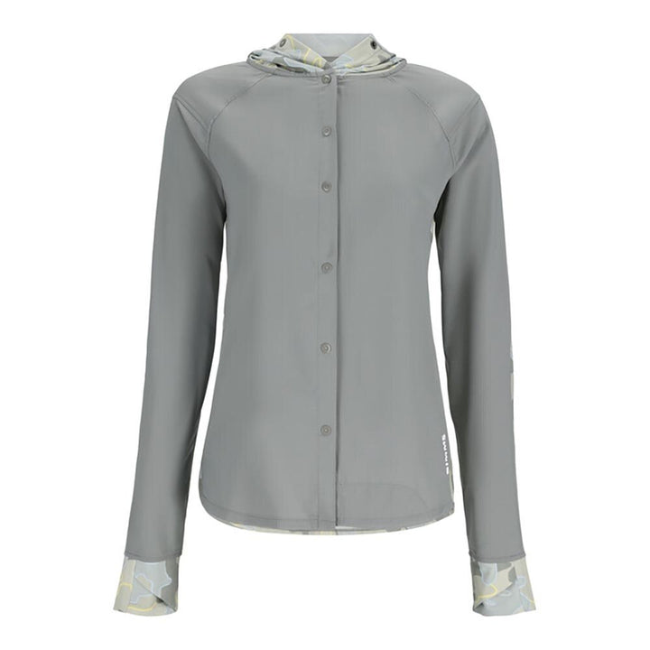 VVA x Simms BiComp Long Sleeve Hoodie Women's in Woodland Camo Cinder