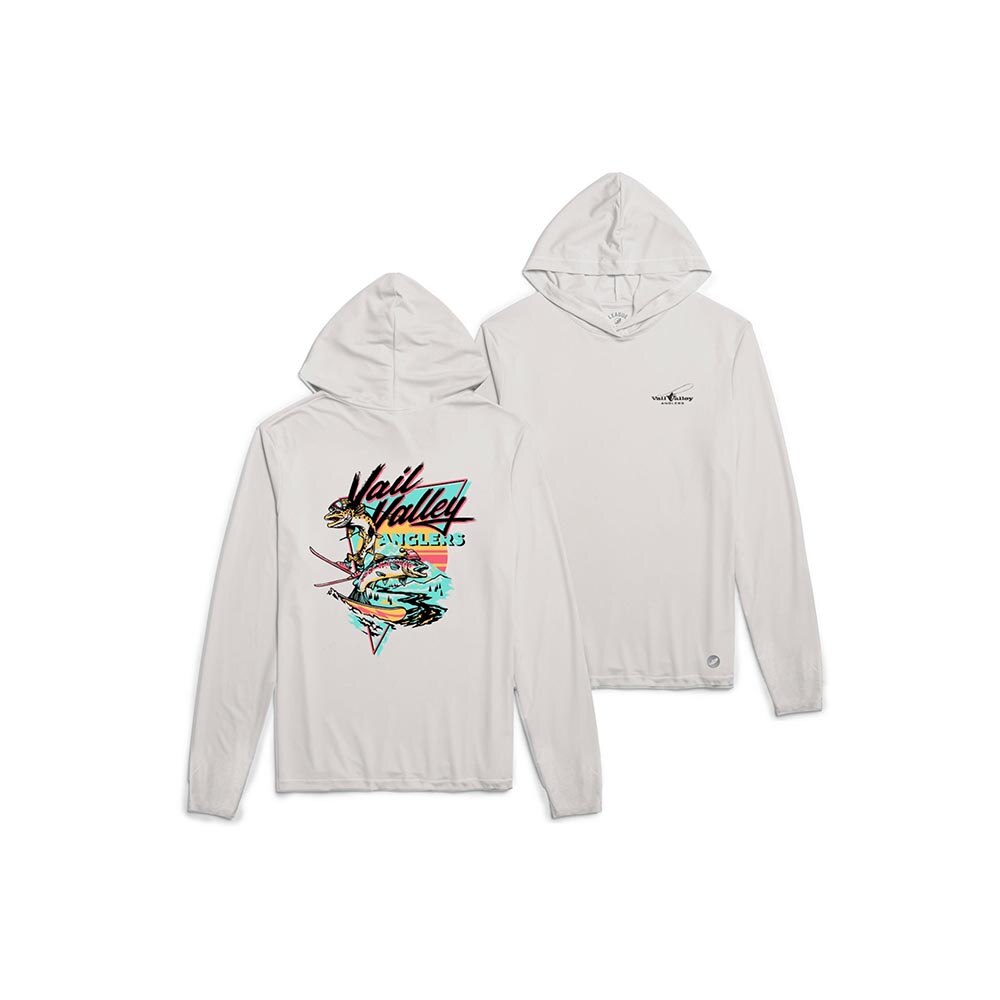 VVA x Lakes Rivers Streams Trout Boarder Sun Hoodie Men's in Mist