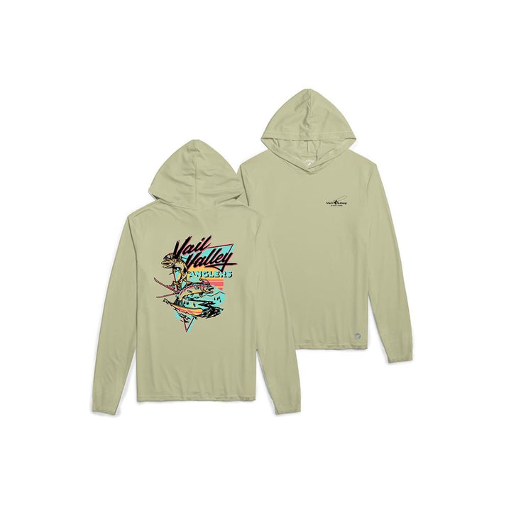 VVA x Lakes Rivers Streams Trout Boarder Sun Hoodie Men's in Sage