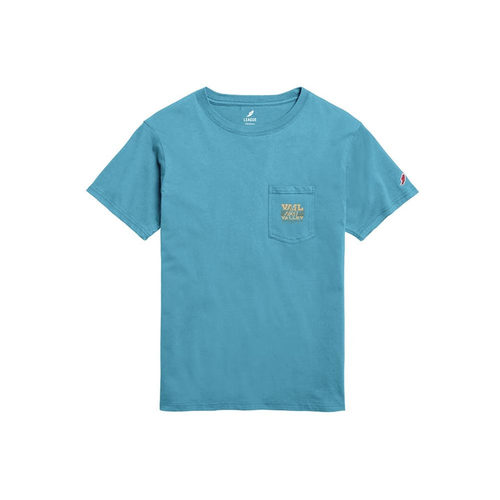 VVA x Lakes Rivers Streams The Rising Trout Pocket Tee Men's in Baja Blue
