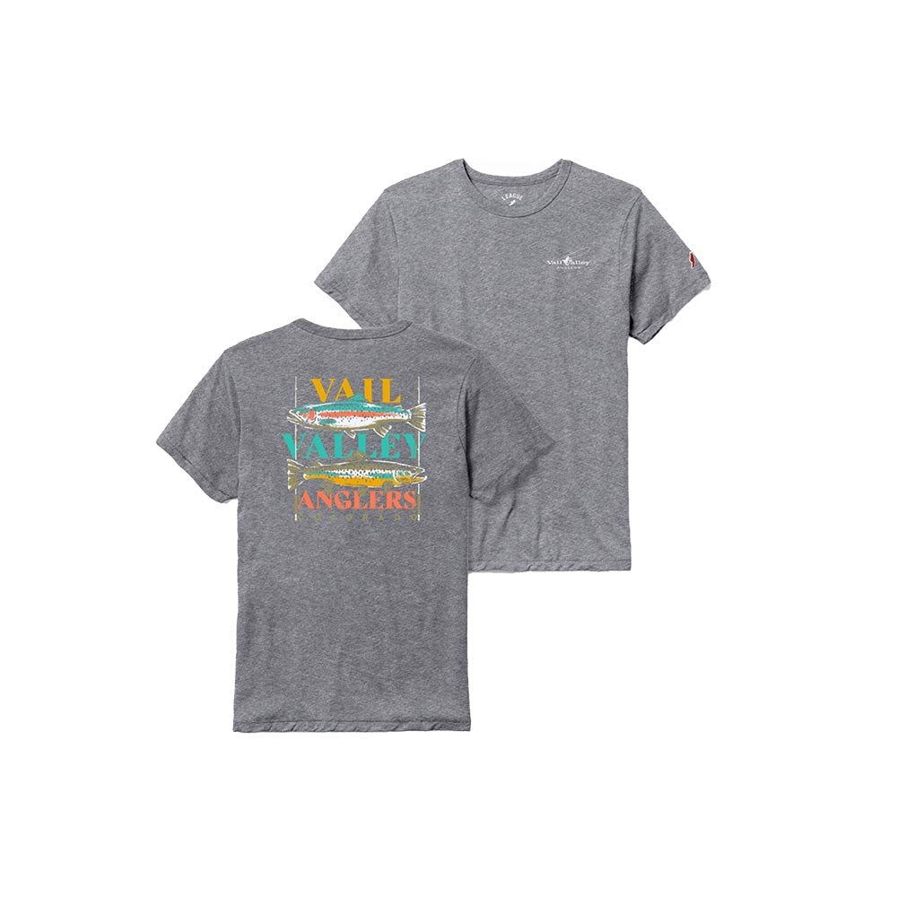 VVA x Lakes Rivers Streams Trout Duo Tee Shirt Men's in Heather Grey