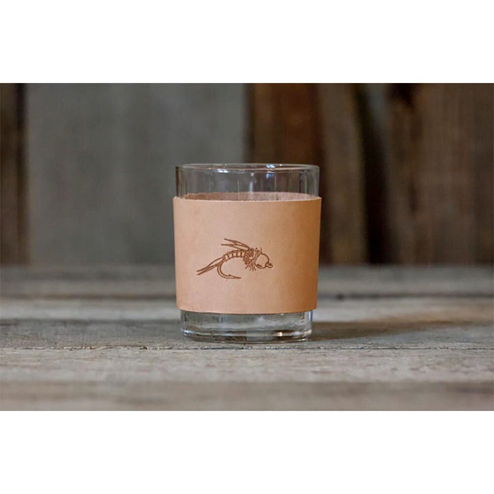 Whiskey Leatherworks Fly Stamped Rocks Glasses Single